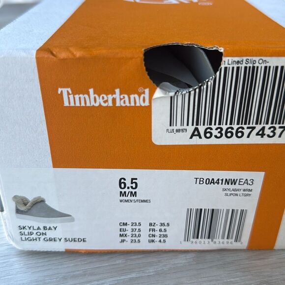 Timberland Warm Lined Slip-Ons Skyla Bay 6.5 gray‎ NWT in box - Picture 7 of 12